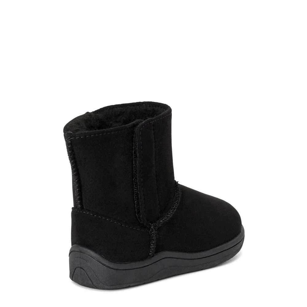 Wonder Nation‎ Girls Infants Faux Shearling Boots Size 2 Black